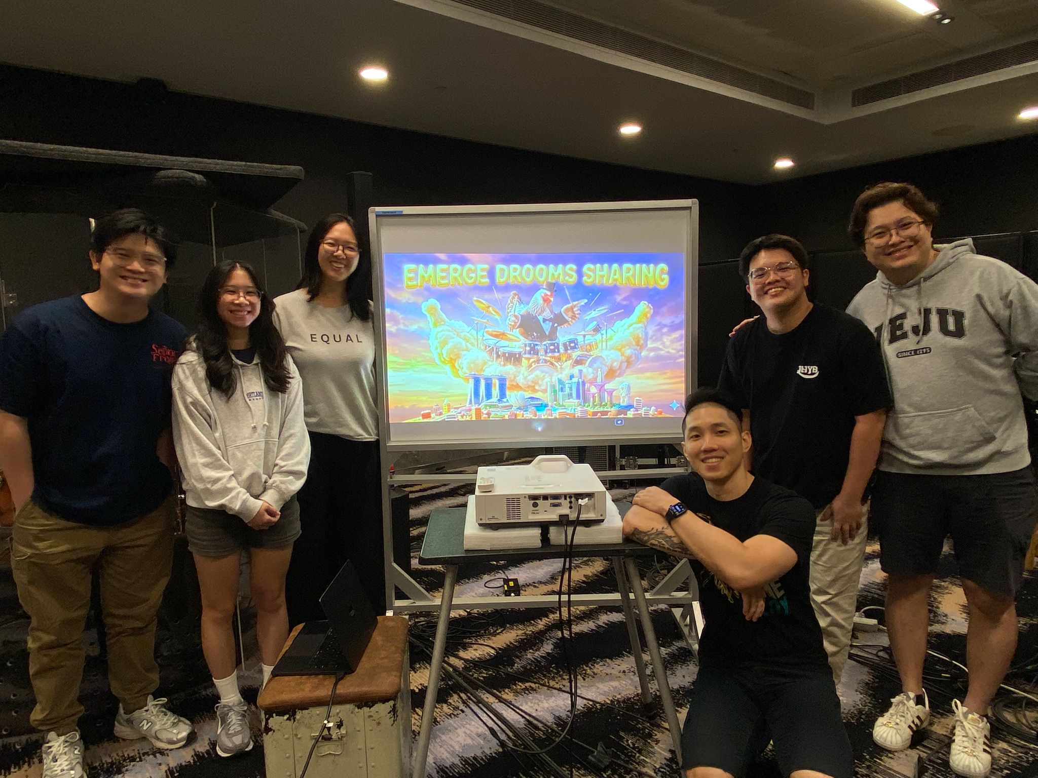 Emerge Drooms sharing session group photo