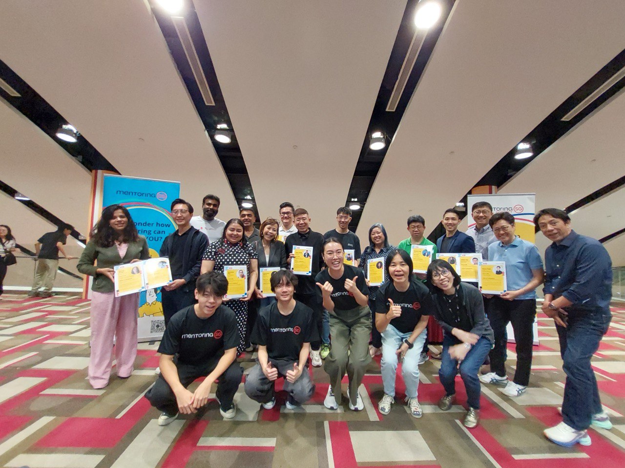 MentoringSG mentors and mentees group photo