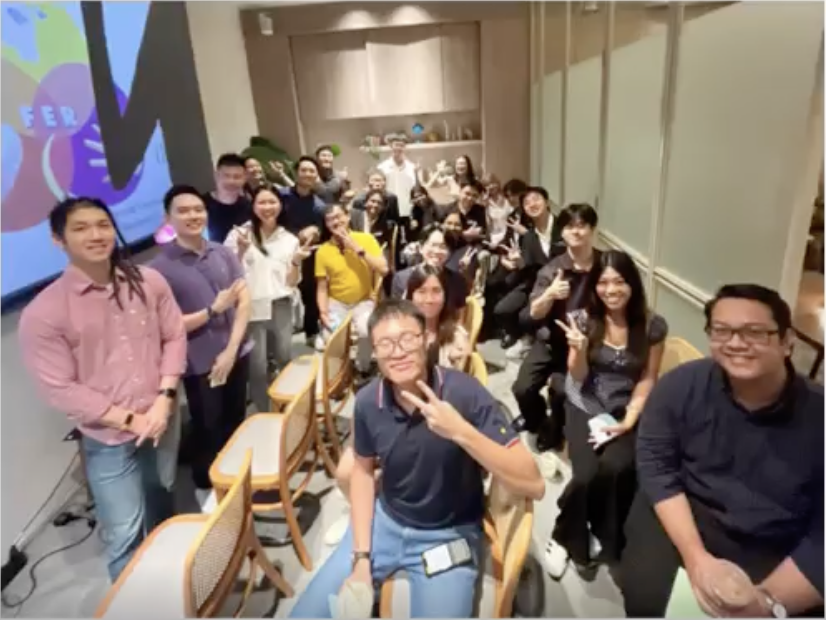 Animated mentoring scene with students